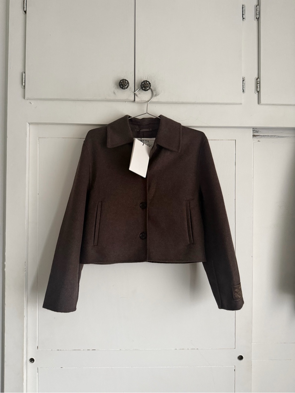 Aritzia The Heath Double-Faced Coat - Soot